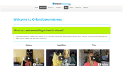 Desktop Screenshot of orlandoseamstress.com